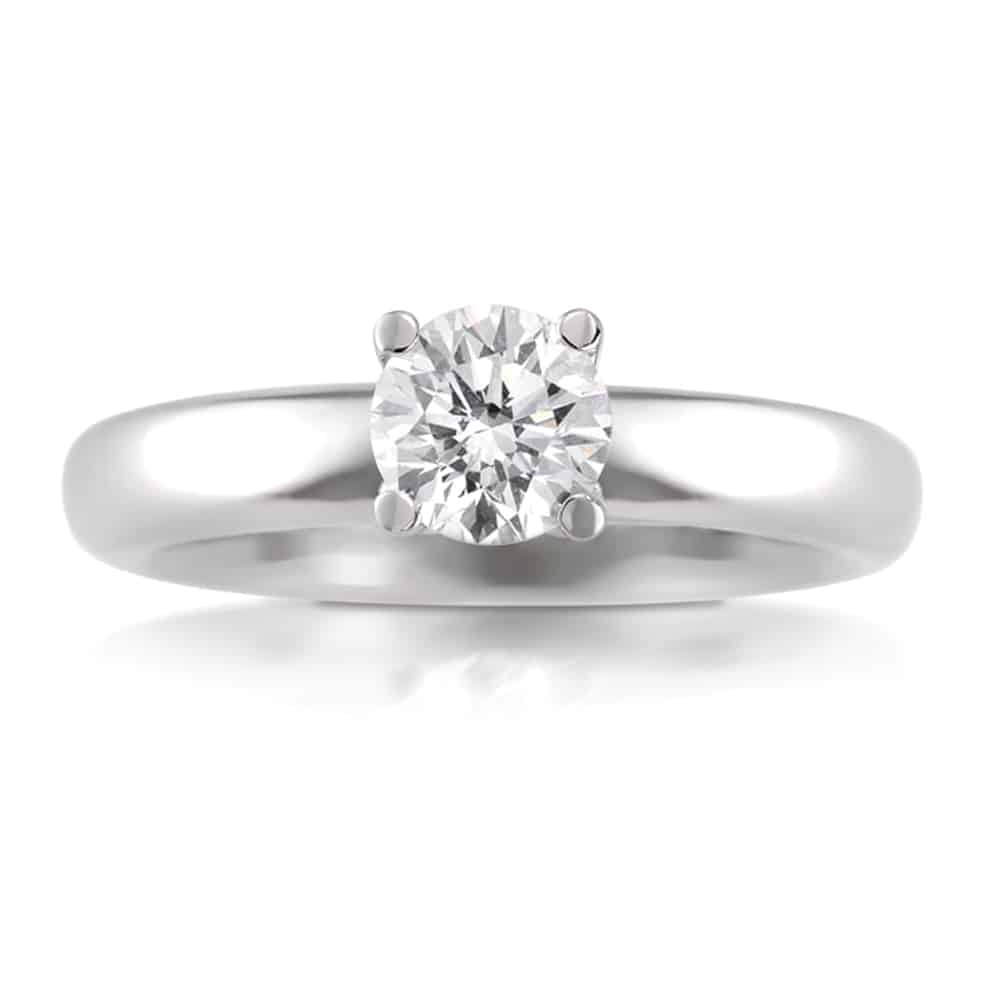טבעת אירוסין - טבעת יהלומים - דגם טבעת סוליטר