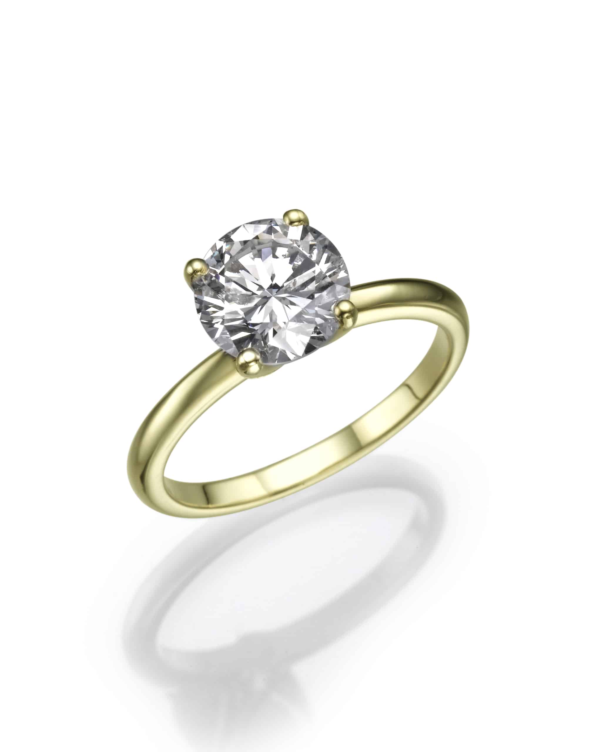טבעת אירוסין, טבעת יהלום סוליטר קלאסית